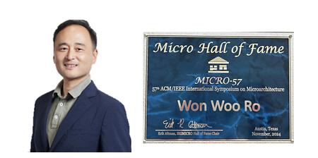 Professor Won Woo Ro inducted into Micro Hall of Fame